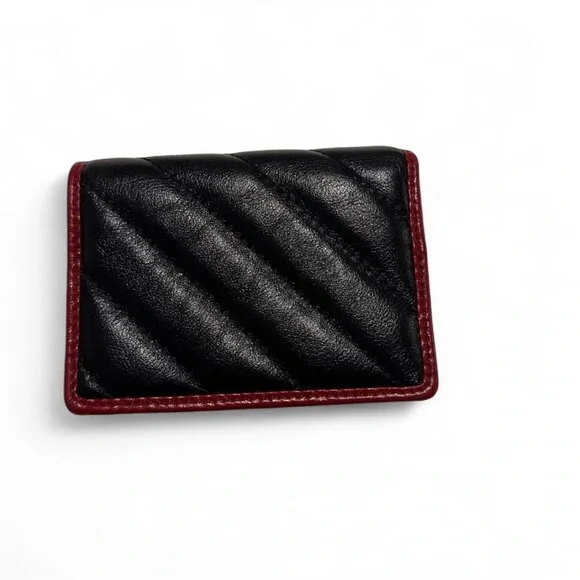 Diagonal Torchon GG Marmont Card Case - Picture 2 of 5